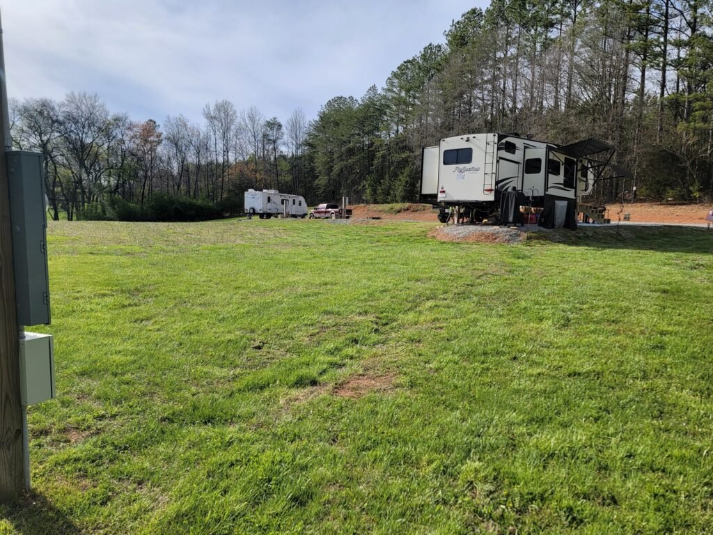 RV sites at Gryptid RV Park 2