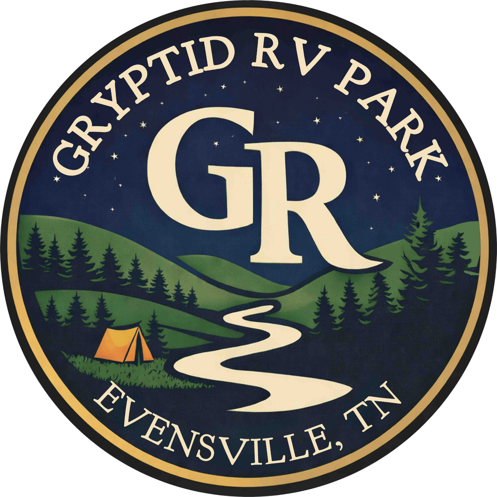 Gryptid RV Park logo