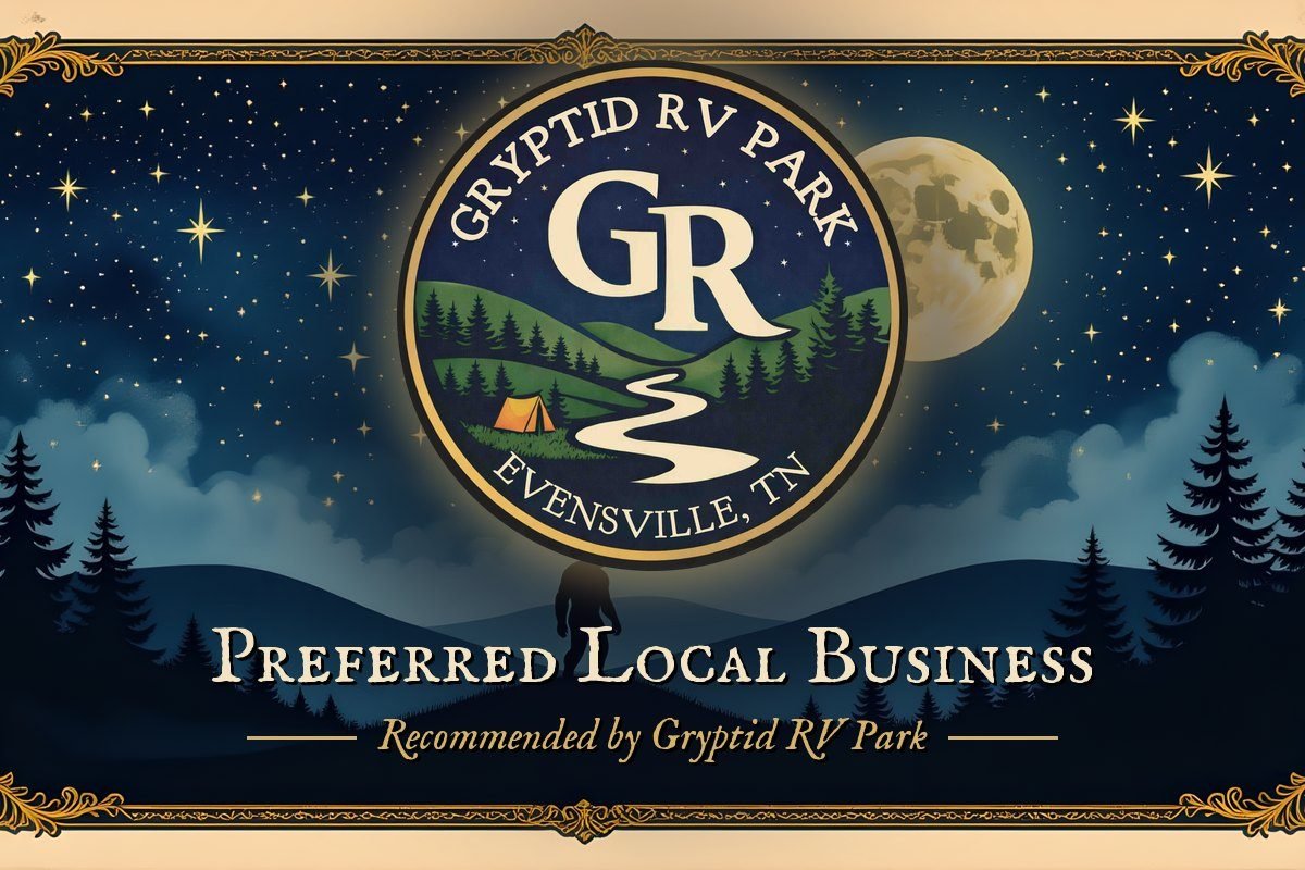 Gryptid RV Park Preferred Local Business badge
